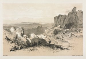Olevano autorstwa Edward Lear