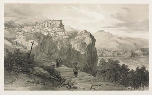 Rocca Giovane autorstwa Edward Lear