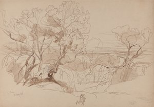 Santa Decca, Korfu, 28 maja 1848 r. (126) autorstwa Edward Lear
