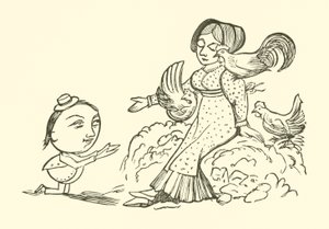 Zaloty Yonghy-Bongy-Bo (grawerowanie) autorstwa Edward Lear