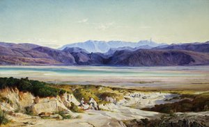 Góry Termopilami autorstwa Edward Lear