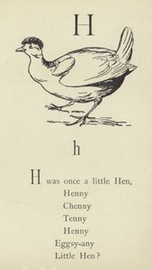 Litera H autorstwa Edward Lear