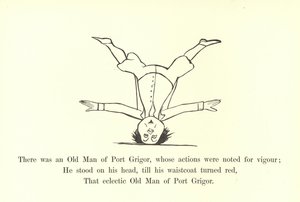 W Port Grigor mieszkał pewien starzec, którego czyny cechował wigor. autorstwa Edward Lear