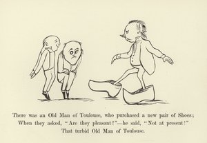 Był tam stary człowiek z Tuluzy, który kupił nową parę butów autorstwa Edward Lear