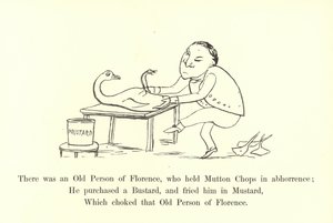 Był stary człowiek z Florencji, który brzydził się kotletami baranimi autorstwa Edward Lear