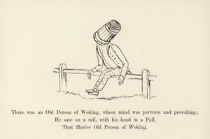 Był sobie pewien staruszek z Woking, którego umysł był przewrotny i prowokujący autorstwa Edward Lear