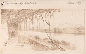 Turyn, Włochy autorstwa Edward Lear
