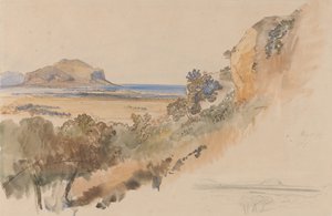 Widok w pobliżu Palermo autorstwa Edward Lear