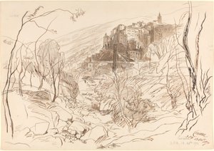 Widok Ceriana autorstwa Edward Lear