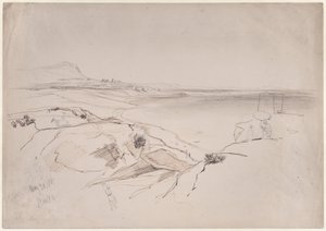 Widok na Sciaccę na Sycylii autorstwa Edward Lear