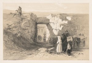 Widoki Rzymu i jego okolic: Starożytna Brama Alatri autorstwa Edward Lear