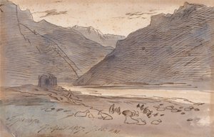Vjose, 7:15 17 kwietnia 1857 r. autorstwa Edward Lear