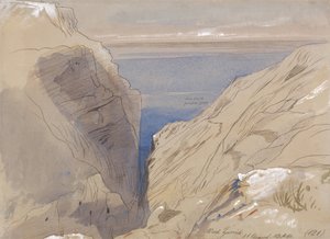 Wied Zurrik (Malta) autorstwa Edward Lear