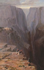 Zagori, Grecja, 1860. autorstwa Edward Lear