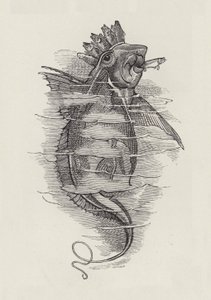 Ilustracja do The Water-Babies autorstwa Charlesa Kingsleya (grafika)