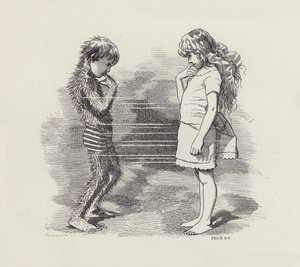 Ilustracja do The Water-Babies autorstwa Charlesa Kingsleya (grafika) autorstwa Edward Linley (after) Sambourne