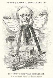 Punch cartoon: George Granville Bradley, angielski boski, uczony i dziekan Westminsteru (grafika) autorstwa Edward Linley (after) Sambourne