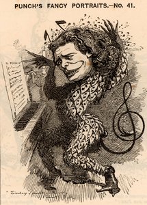 Anton Rubenstein (1829-1894) autorstwa Edward Linley Sambourne