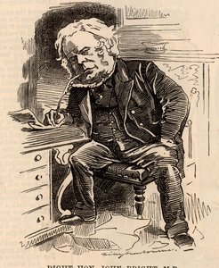 Karykatura Johna Brighta autorstwa Edward Linley Sambourne