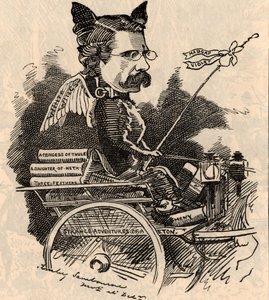 Karykatura Williama Blacka autorstwa Edward Linley Sambourne