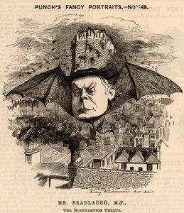 Charles Bradlaugh (1833-1891) autorstwa Edward Linley Sambourne