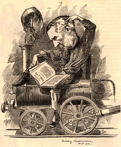 Edward William Watkin (1819-1901) autorstwa Edward Linley Sambourne