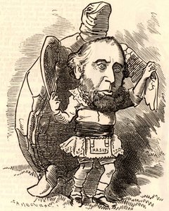 John Ellis tańczy z żółwiem autorstwa Edward Linley Sambourne