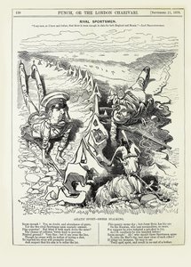 Konkurencyjni sportowcy. Mówię teraz, jak już wcześniej mówiłem, że wystarczy miejsca..., 1878. autorstwa Edward Linley Sambourne