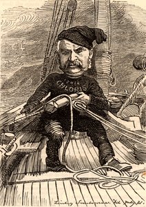William Schwenck Gilbert (1836-1911) autorstwa Edward Linley Sambourne