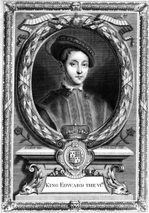 Edward VI, król Anglii. autorstwa Edward Lutterell