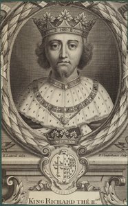 Portret króla Anglii Ryszarda II autorstwa Edward Lutterell