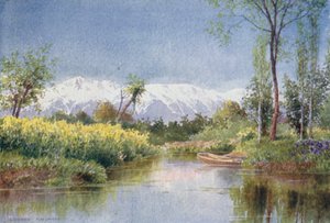 Nad jeziorem Dal na wiosnę autorstwa Edward Mary Joseph Molyneux