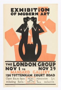 Plakat, Wystawa Sztuki Współczesnej – The London Group