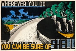 Wherever You Go, You can be Sure of Shell, ok. 1936 (litografia kolorowa)