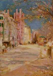 Scena uliczna w Bostonie (Boston Common) autorstwa Edward Mitchell Bannister