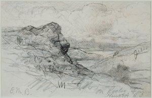 Newport, Rhode Island (nr 13B) lata 80. XIX wieku (grafit na papierze) autorstwa Edward Mitchell Bannister