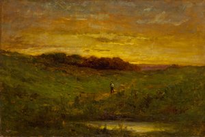 Zachód słońca, 1883. autorstwa Edward Mitchell Bannister