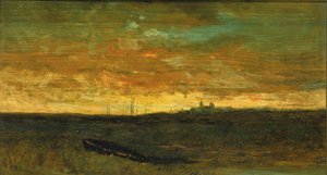 Scena zachodu słońca autorstwa Edward Mitchell Bannister