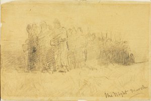 Nocny Marsz autorstwa Edward Mitchell Bannister