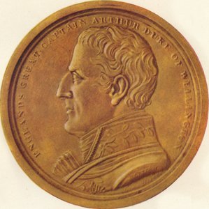 Wielki kapitan Anglii Arthur Duke of Wellington – Medal pamiątkowy, 1815 1910