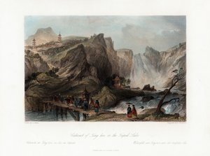 Zaćma Ting-hoo, nad jeziorem statywowym, Chiny, ok. 1840 r.