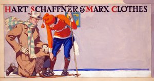 Reklama odzieży Hart, Schaffner & Marx, wyd. 1900