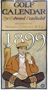 Kalendarz: „Kalendarz golfowy” Edwarda Penfielda autorstwa Edward Penfield