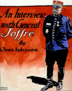Generał Joffre (1852-1931), francuski dowódca wojskowy. Edward Penfield (1866-1925) amerykański artysta i ilustrator. Okładka magazynu Collier autorstwa Edward Penfield