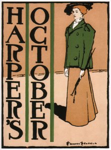 Harfiści Październik 1895 autorstwa Edward Penfield