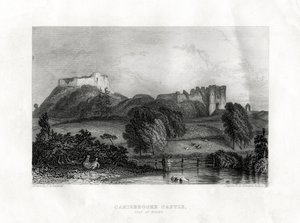 Zamek Carisbrooke, Newport, Isle of Wight, 1860