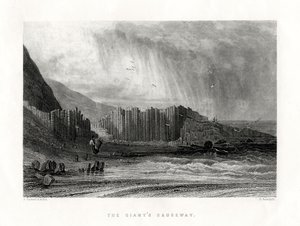 Grobla Olbrzymów, hrabstwo Antrim, Irlandia Północna, 1884 r