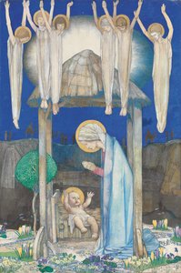 Narodzenie Chrystusa autorstwa Edward Reginald Frampton