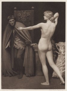 Il Pecorone: Dzień XVIII, Powieść II, Hrabina Matylda (lito) autorstwa Edward Robert Hughes
