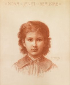 Nora Beausire, córka kolekcjonera sztuki z Liverpoolu autorstwa Edward Robert Hughes